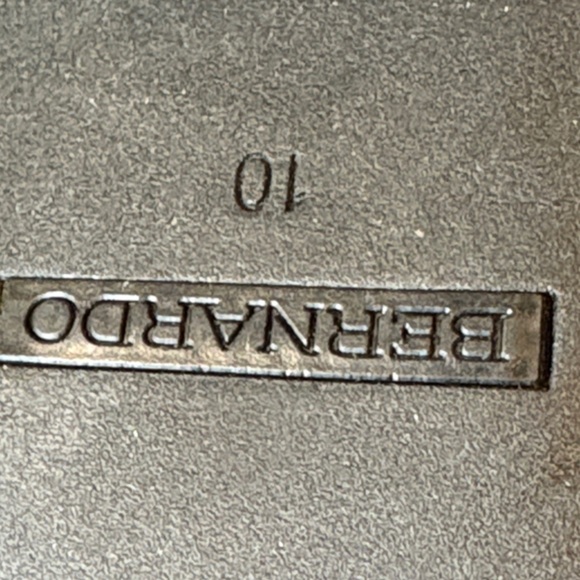 Bernardo Black rubber Ankle rain Boots with Strap and Ring Detail - Picture 10 of 10